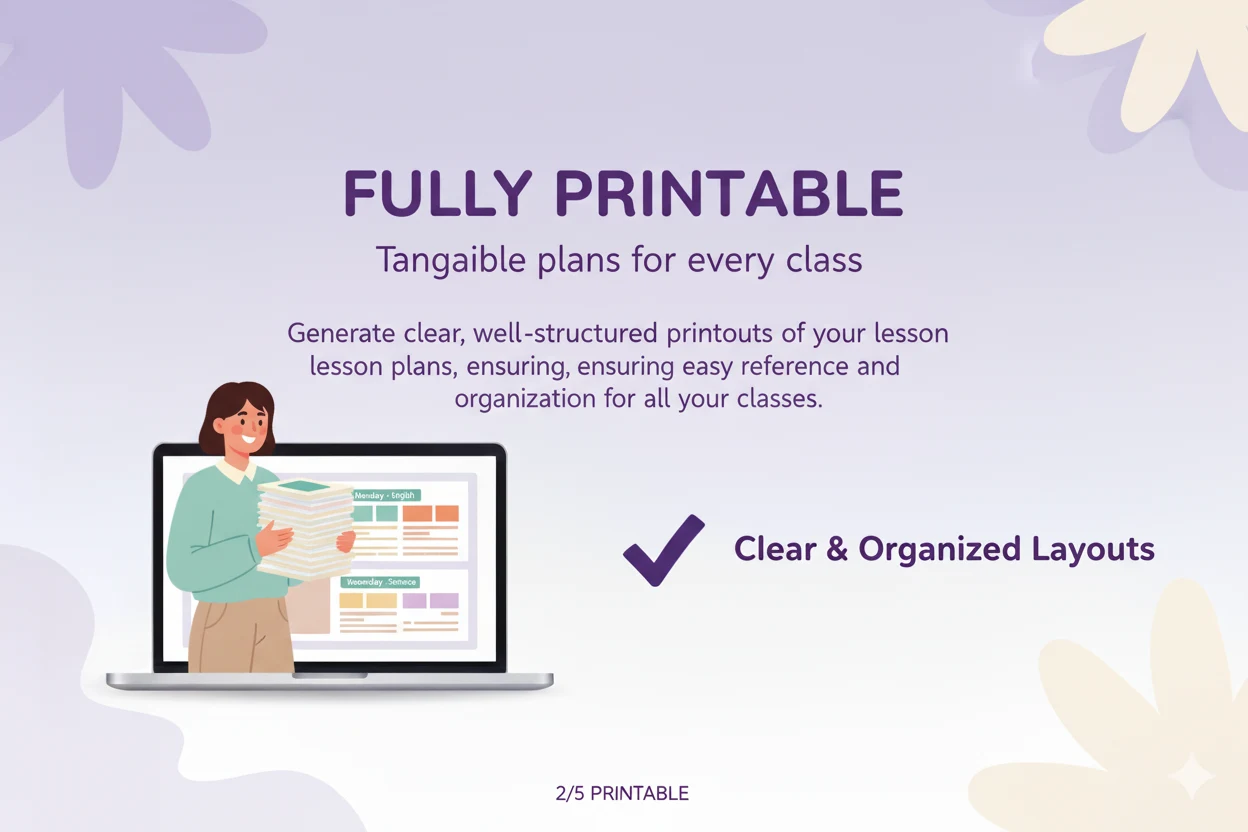 Fully Printable Plans